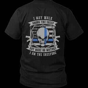 Make No Mistake I Am The Sheepdog Gift For Fans Retro Unisex Graphic T Shirt